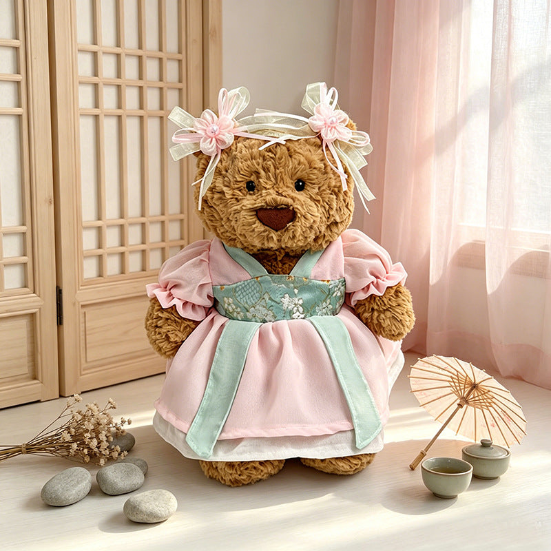 Medium Bartholomew bear clothes outfits-Pastoral Style Dress