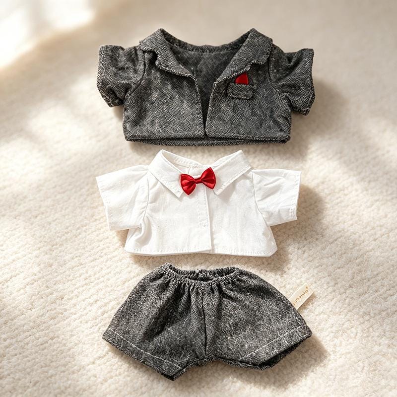 Bashful Bunny Wedding Outfits Formal Plush Clothing for 10-14 Inch Toys