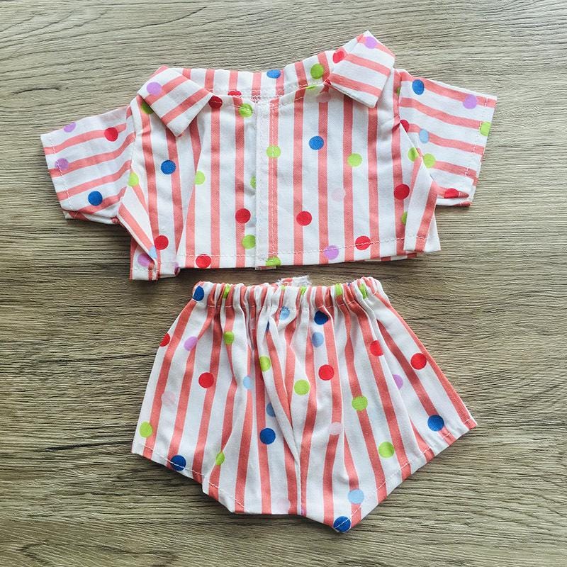 Handmade Medium Bartholomew Bear cute clothes outfits - Pajamas