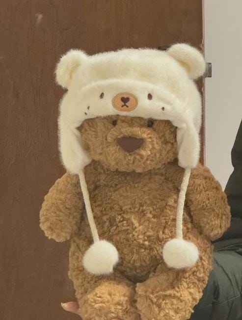 Handmade Bartholomew Bear Beanie Hat