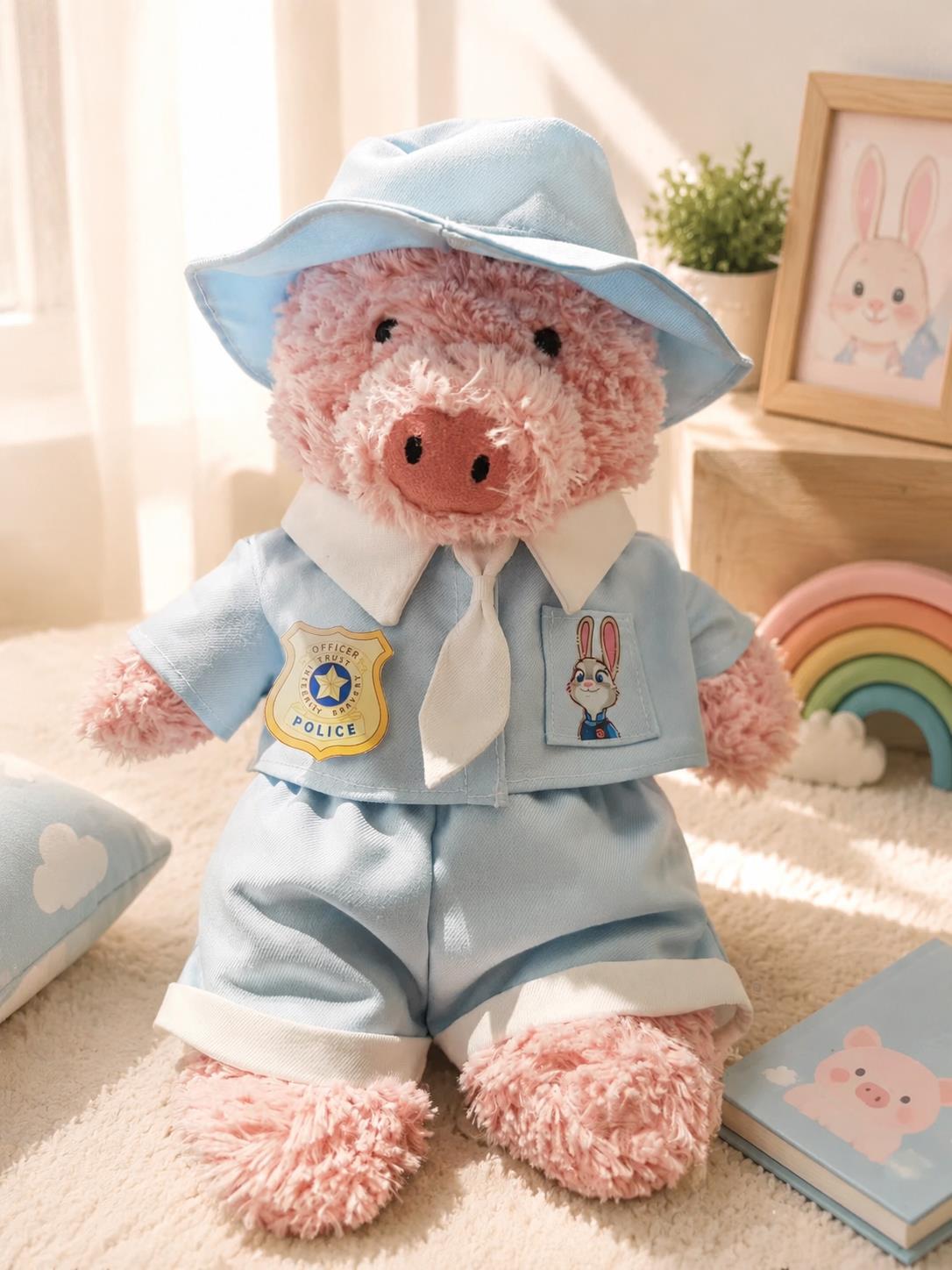Handmade Bartholomew Bear & Fox Couple Outfit Set
