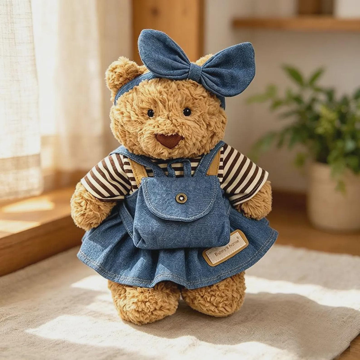 Medium Bartholomew bear clothes outfits - Denim Dress