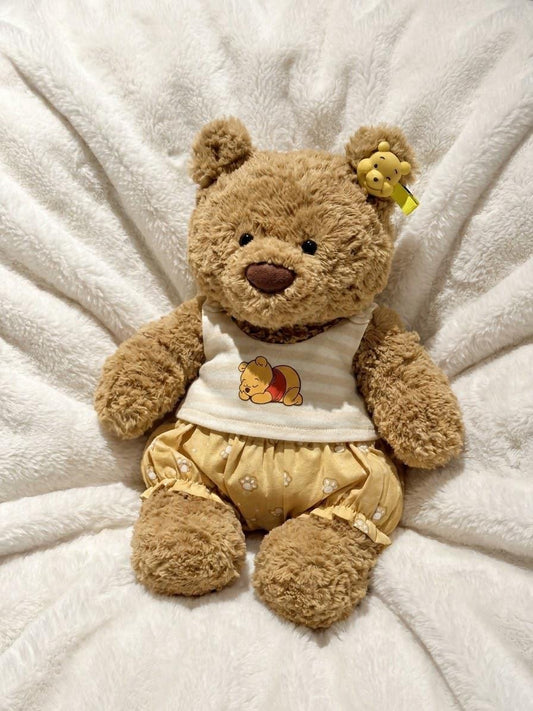Sleeveless Top and Bloomer Shorts for Jellycat Bartholomew Bear & Bashful Bunny, Summer Outfit – photo 2