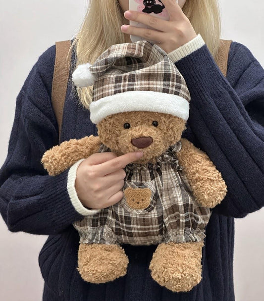 Backpack Outfit for Jellycat Bartholomew Bear, Bunny or Plaid Style – photo 2