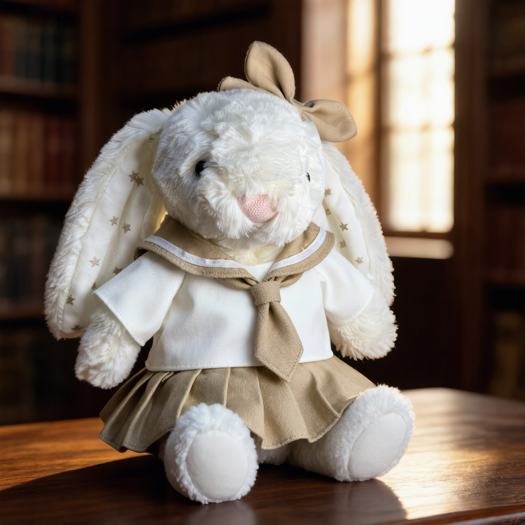 Small Bashful Bunny Outfit (7")