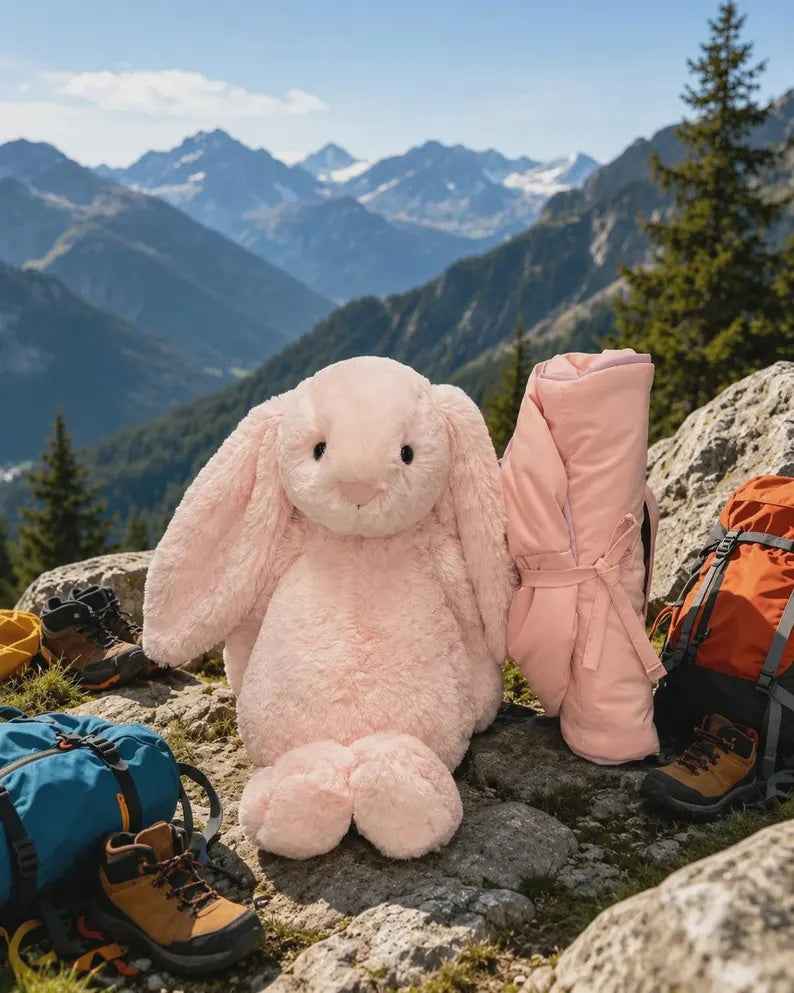 Bartholomew Bear Sleeping Bag – Pink Camping Outdoor Adventure Outfit
