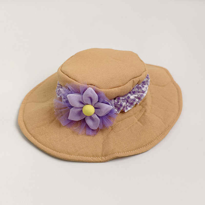 Medium Bartholomew bear clothes outfits- Pastoral Lavender Dress & Hat Set