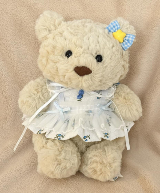 Junior Bartholomew bear outfit - Blue berry tulle dress set