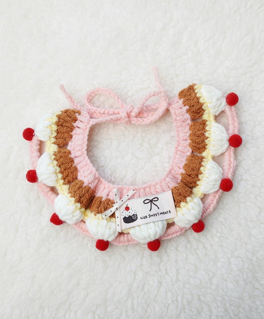Huge Bartholomew bear outfit-Pink cream cupcake bib set