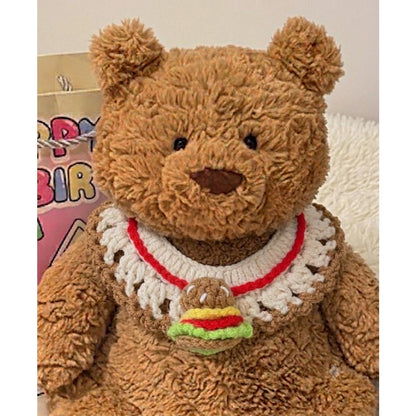 Medium / Large Bartholomew bear outfit- apple bib set