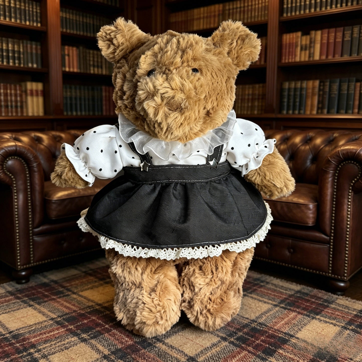 Bartholomew bear cute clothes outfits -Classic Lace & Apron — image 2 of 2