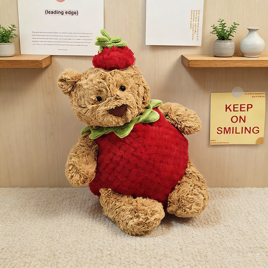 Medium Bartholomew bear outfit- Red strawberry costume set