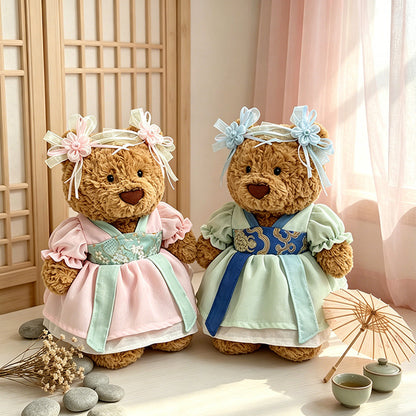 Medium Bartholomew bear clothes outfits-Pastoral Style Dress