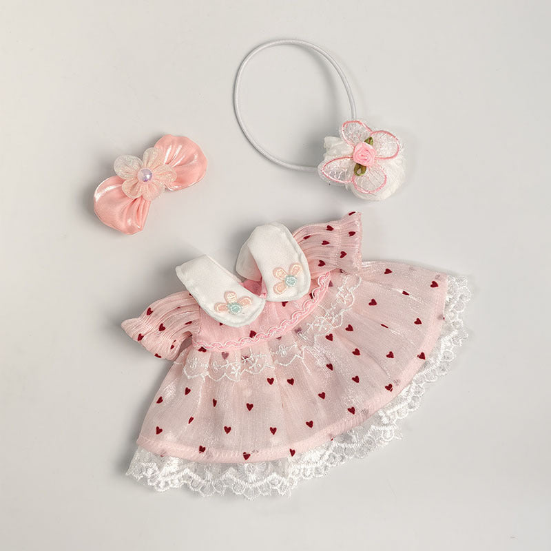 Tiny Bartholomew Bear-Strawberry Print Dress & Bag Set