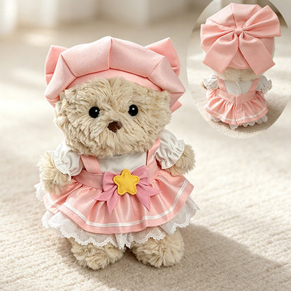 Junior Bartholomew Bear clothes outfits -Pink Princess Dress