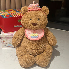 Large Bartholomew bear outfit- Pink cake bib set