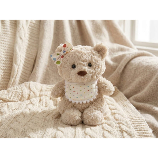 Bartholomew Bear Junior clothes outfits-Scalloped Bib