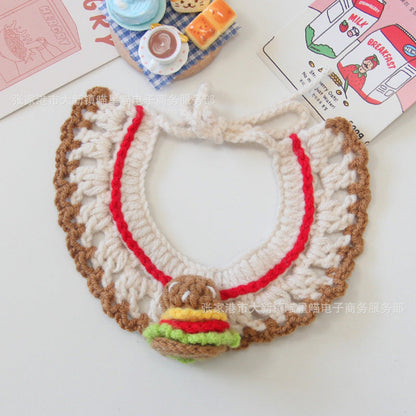 Medium / Large Bartholomew bear outfit- apple bib set
