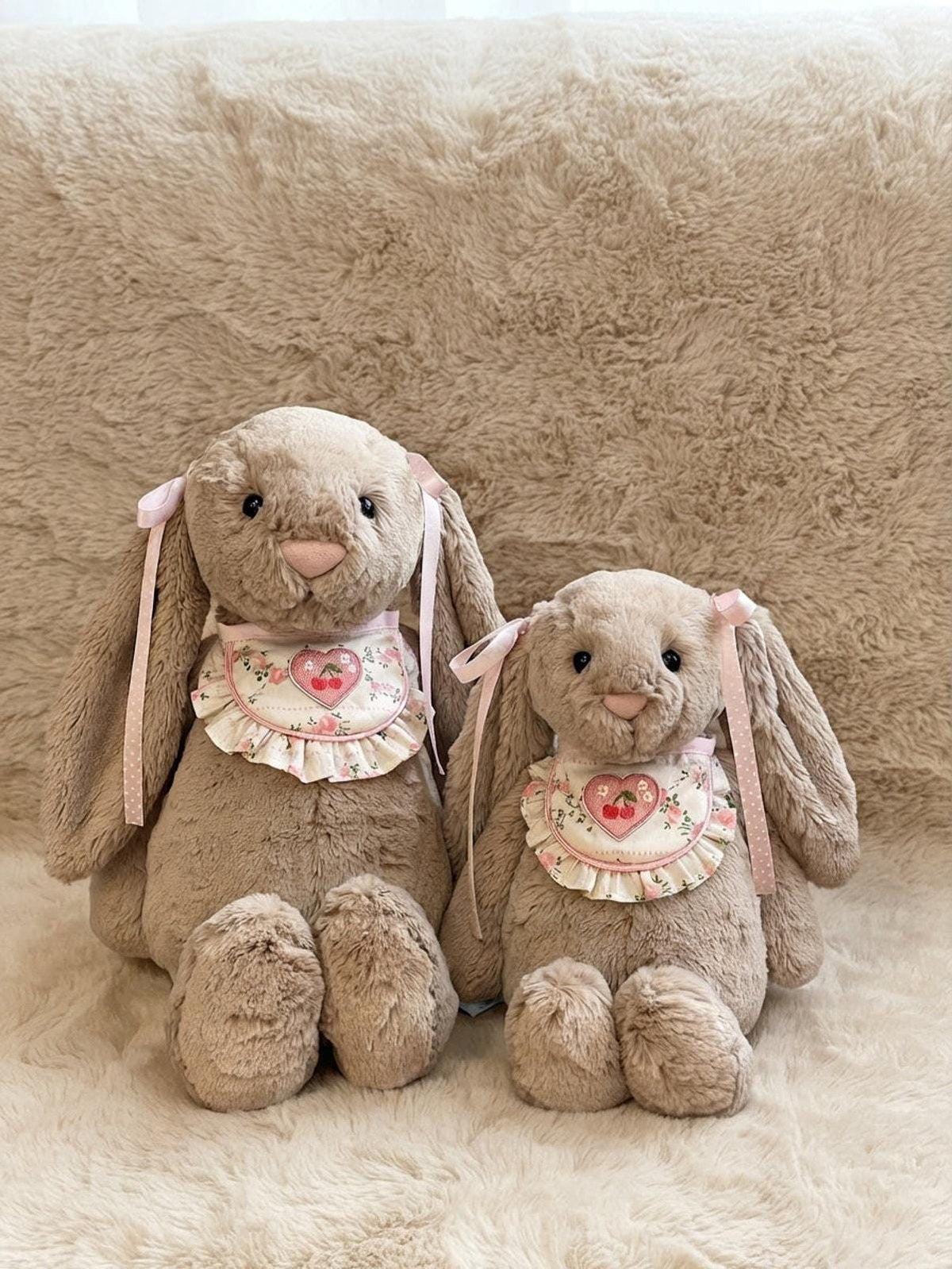 Sweet Floral Lace Collar for Plushies  Bunny & Bear Dress Up Outfits