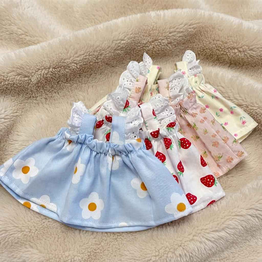 Handmade Floral Dress Outfits for Bartholomew Bear, Bashful Bunny (6-22in)