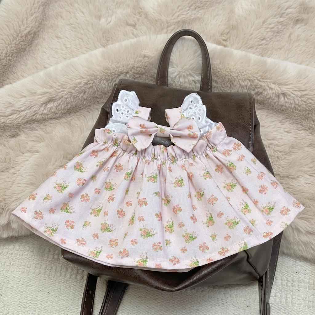 Handmade Floral Dress Outfits for Bartholomew Bear, Bashful Bunny (6-22in)