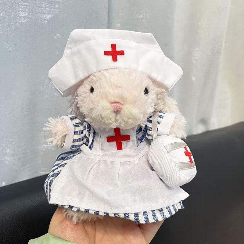 Handmade Yummy  Bunny Plush  Outfits