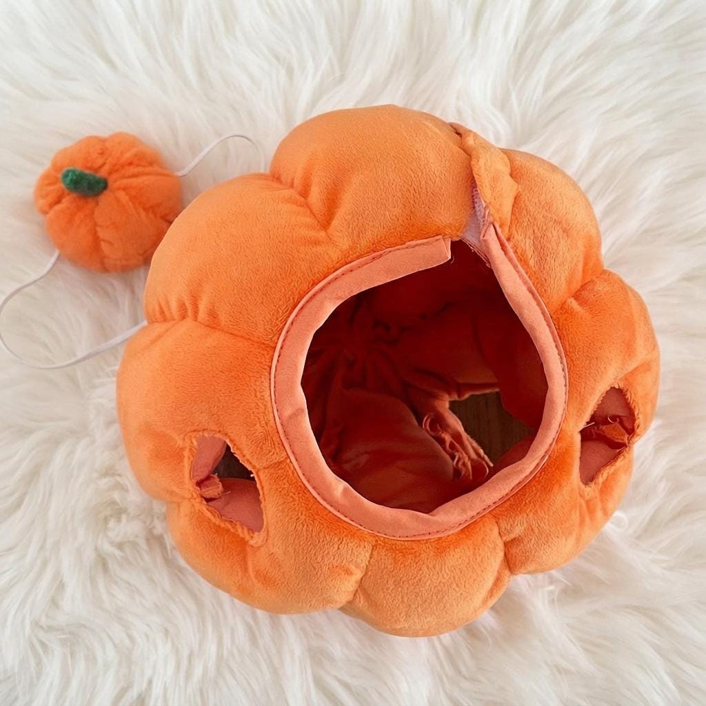 Handmade Bartholomew Bear Halloween Outfit  Pumpkin Suit  for Plush Clothes