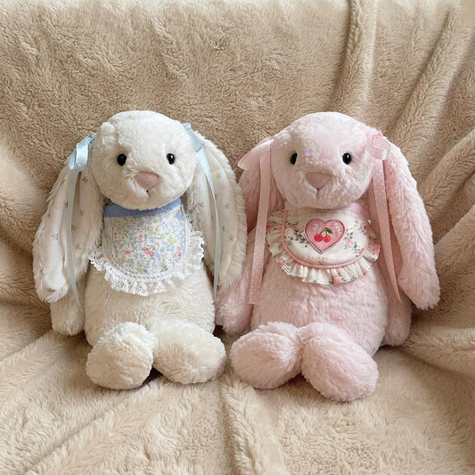 Floral Lace Collar for Jellycat Bashful Bunny & Bartholomew Bear, Dress-Up Accessory