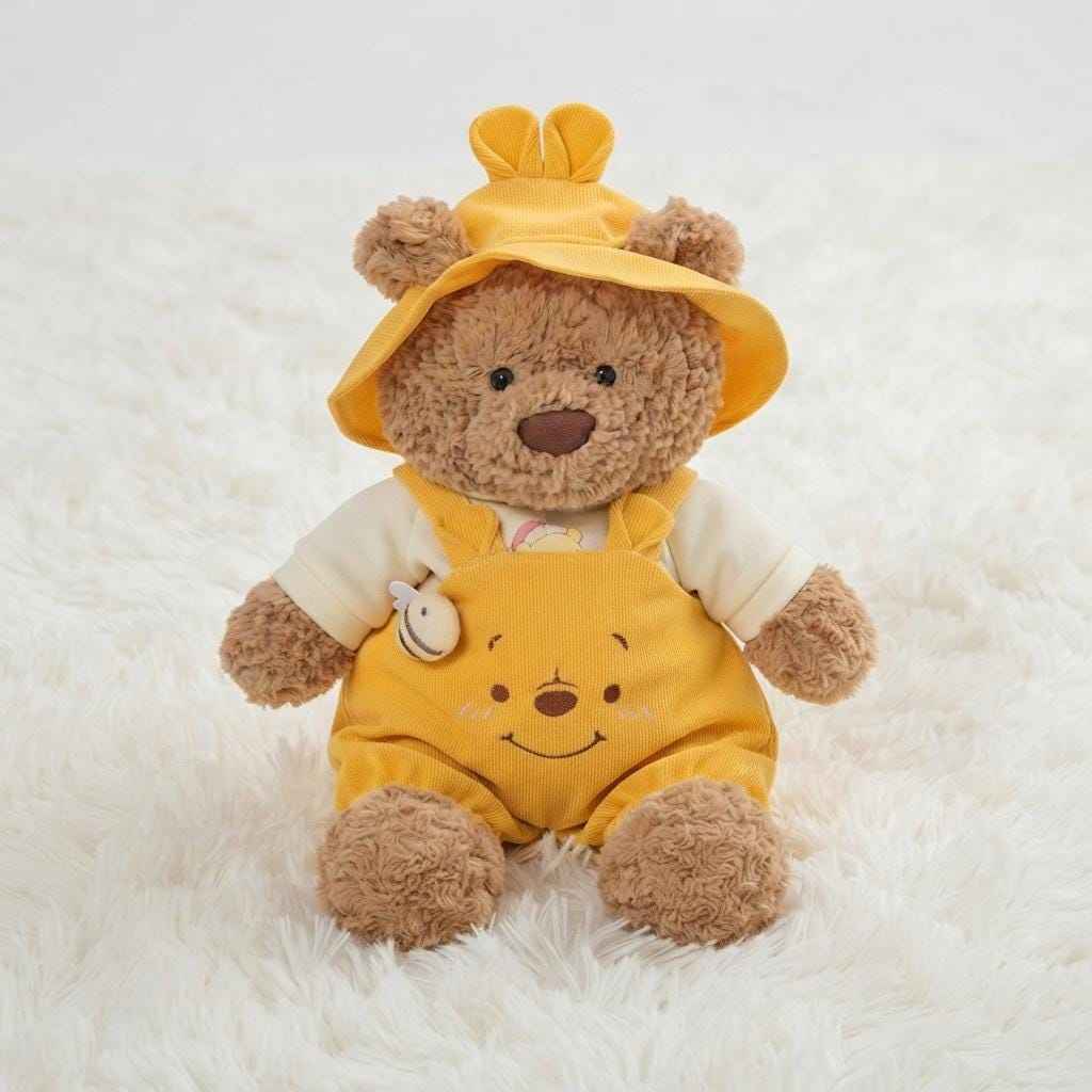 Bartholomew Bear/Bashful Bunny Outfits: Yellow Overalls Set