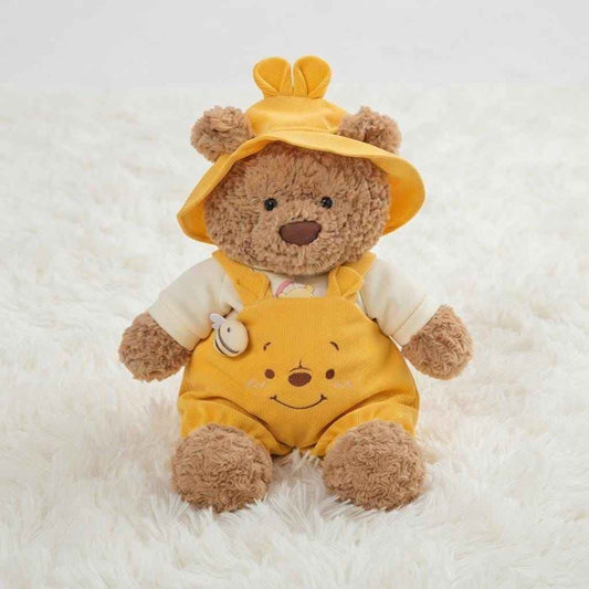 Bartholomew Bear/Bashful Bunny Outfits: Yellow Overalls Set