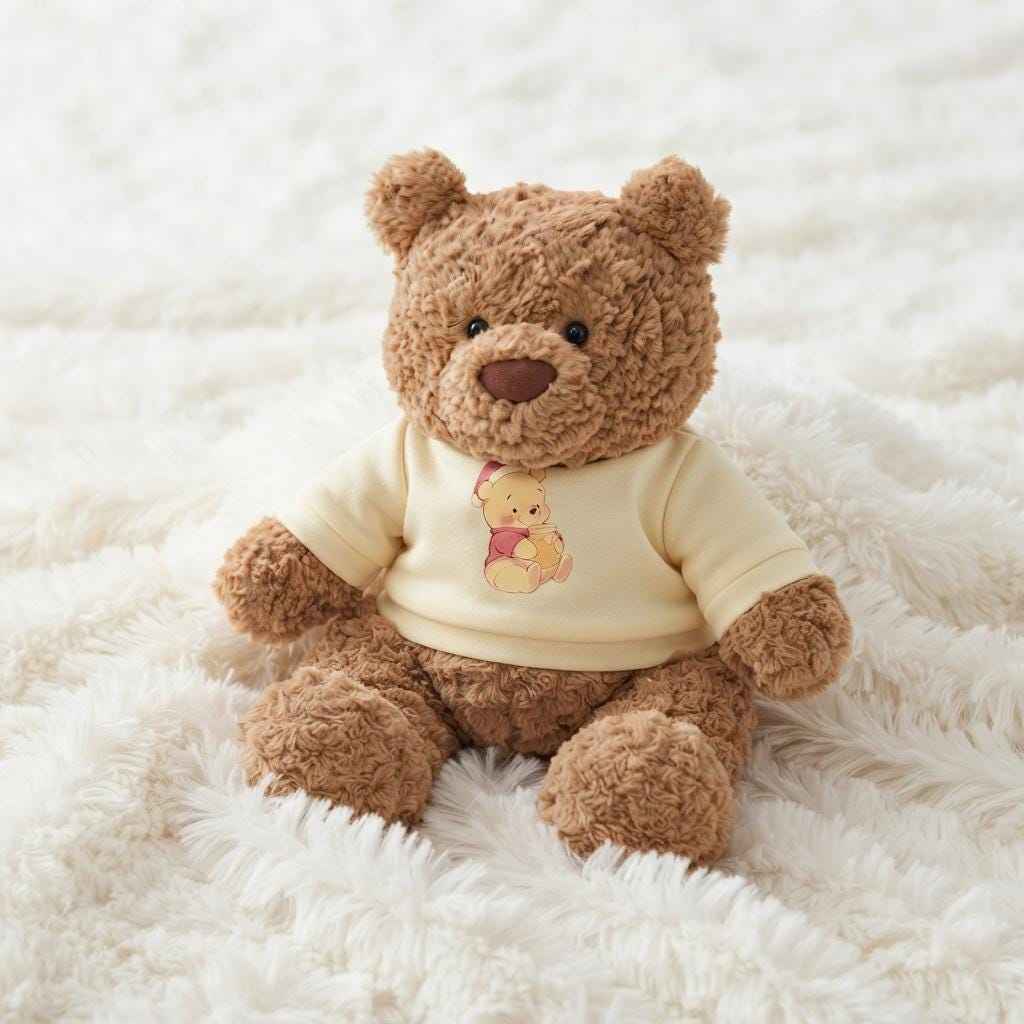 Bartholomew Bear/Bashful Bunny Outfits: Yellow Overalls Set