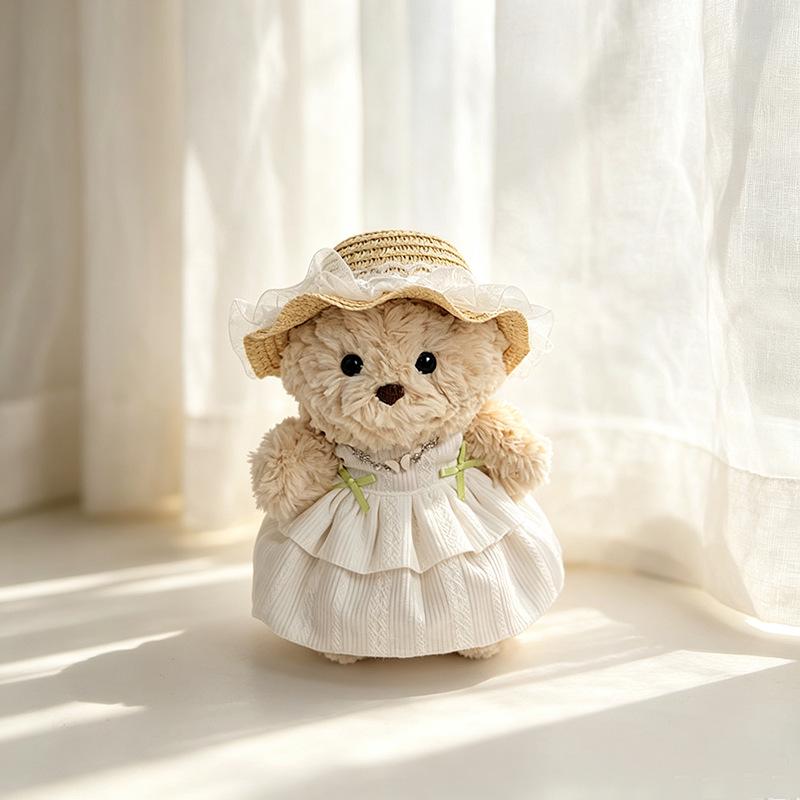 Handmade Junior  Bartholomew Bear, Bashful Bunny Plush Outfits -Tea Dress