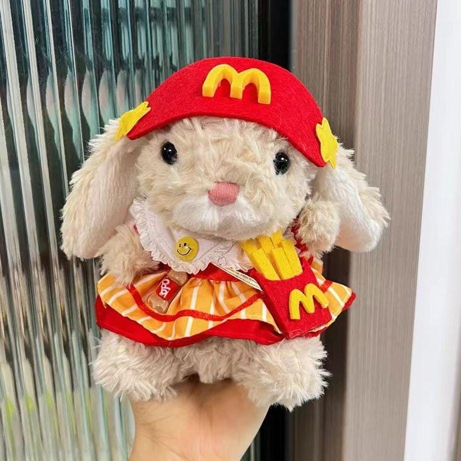 Handmade Yummy  Bunny Plush  Outfits