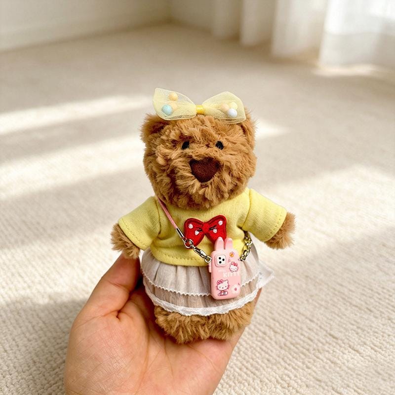 Bartholomew Bear Bag Charm clothes outfits