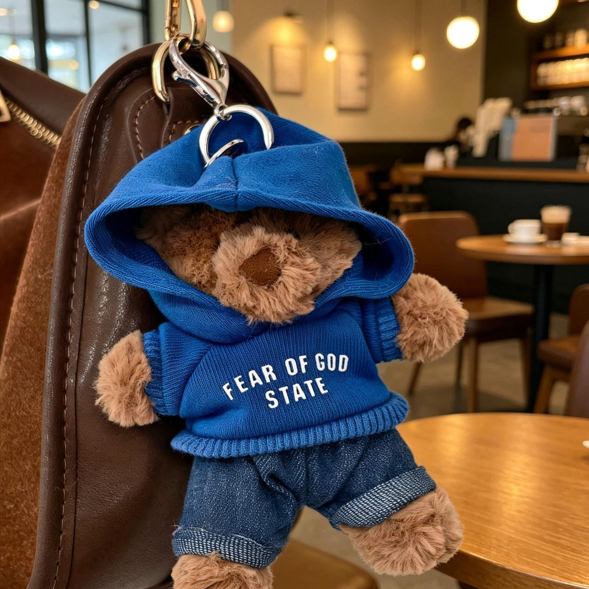 Bartholomew Bear Bag Charm clothes outfits