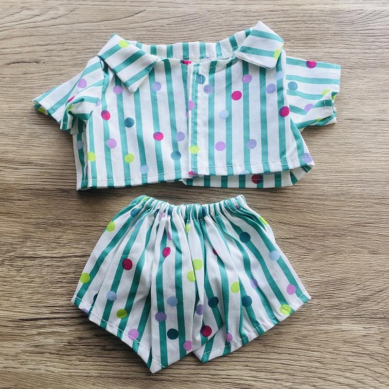 Handmade Medium Bartholomew Bear cute clothes outfits - Pajamas