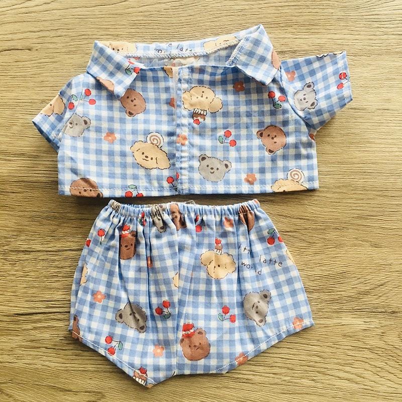 Handmade Medium Bartholomew Bear cute clothes outfits - Pajamas
