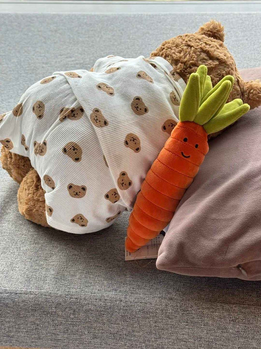 Bear Face Print Pajamas for Jellycat Bartholomew Bear