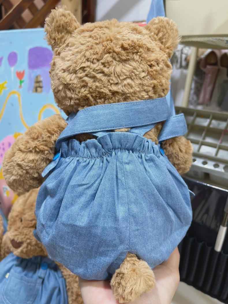 Handmade Bartholomew bear cute clothes outfits-Teddy Bear Overalls