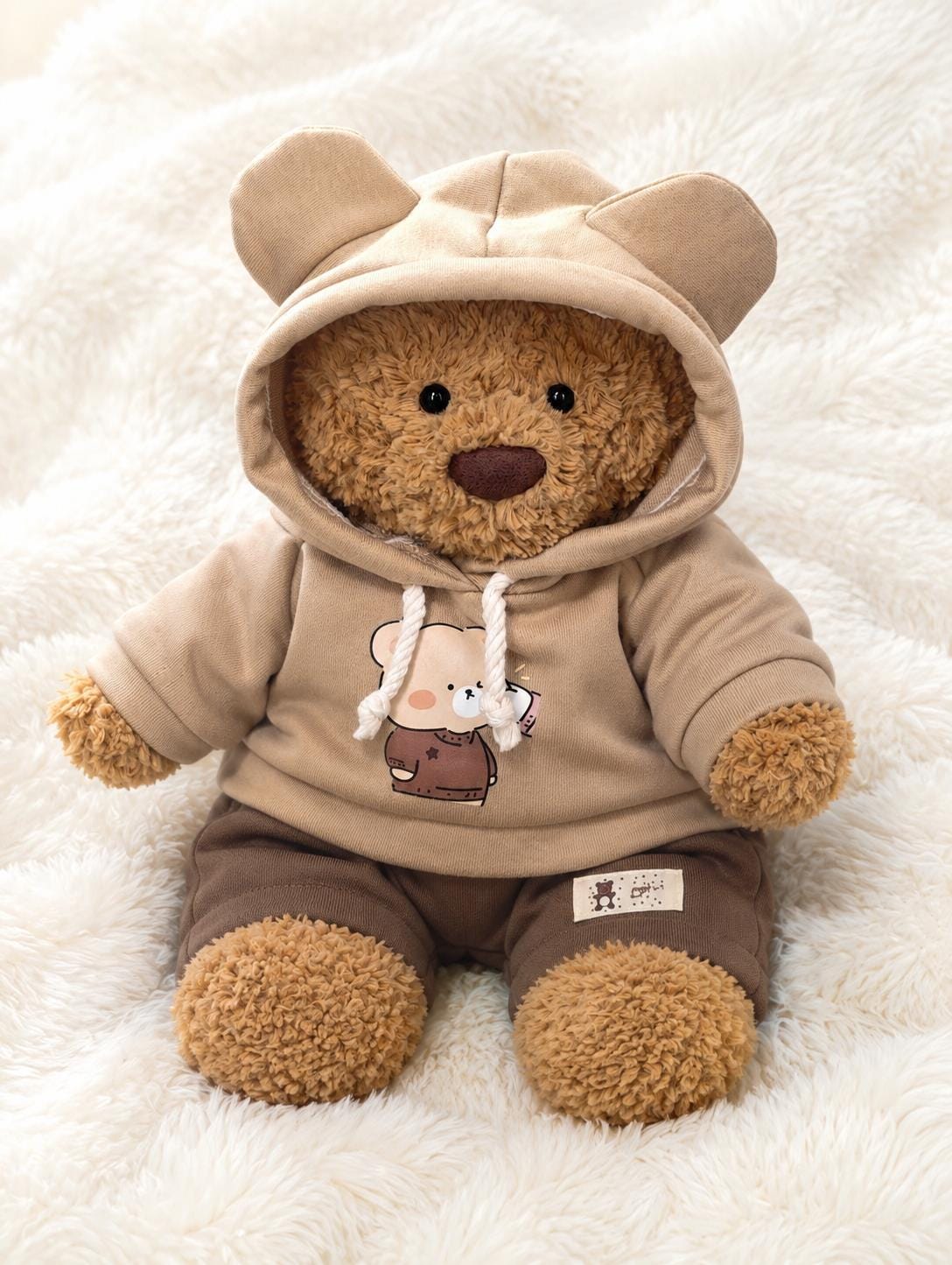Handmade Bartholomew Bear  Hoodie & Shorts Set