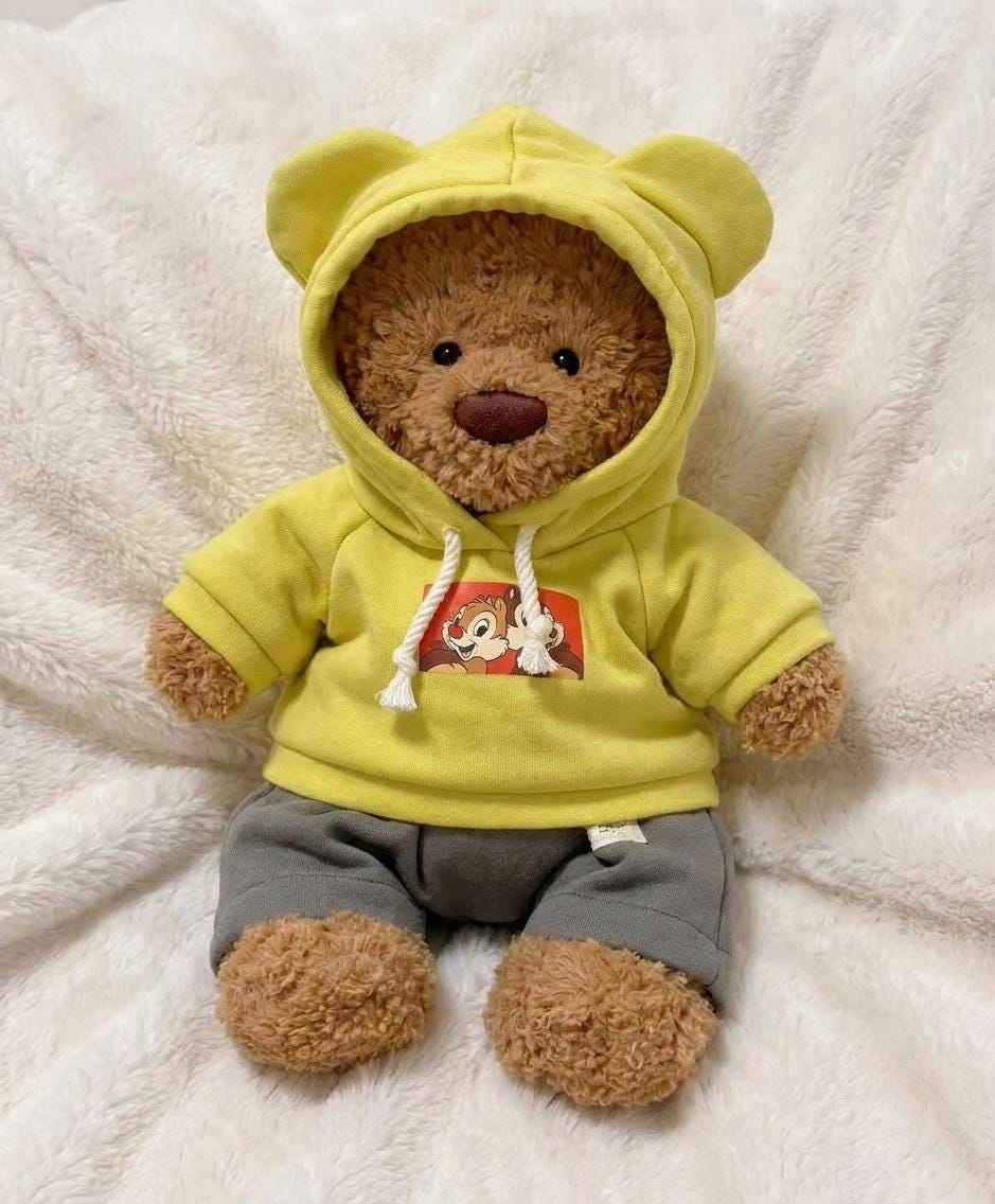 Handmade Bartholomew Bear  Hoodie & Shorts Set