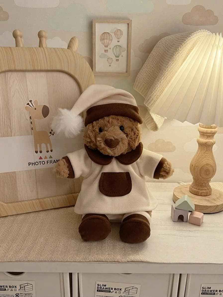 Bartholomew Bear Pajama Set  Cozy Loungewear for Plush Toys (6" to 22")