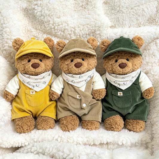 Handmade Bartholomew Bear Dungaree Set