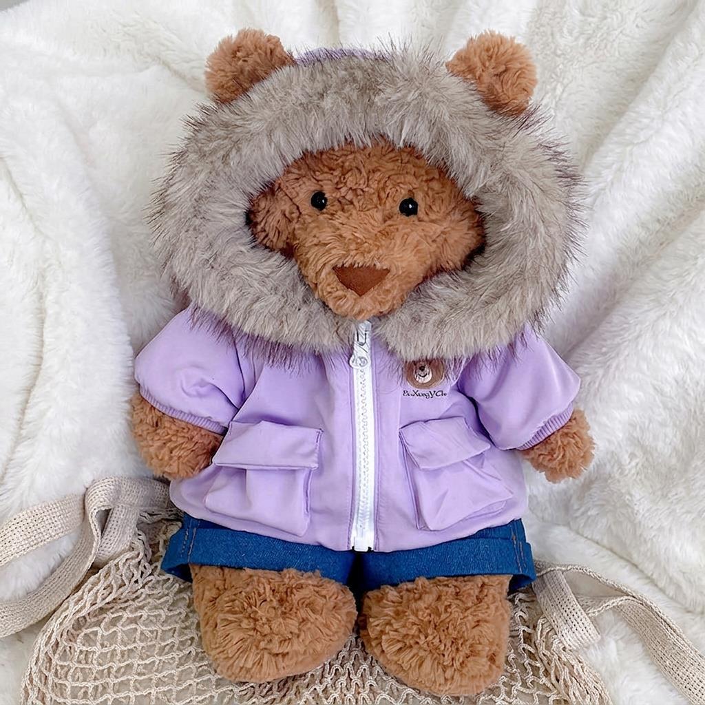 Handmade Bartholomew Bear  Hoodie Hooded Padded Jacket