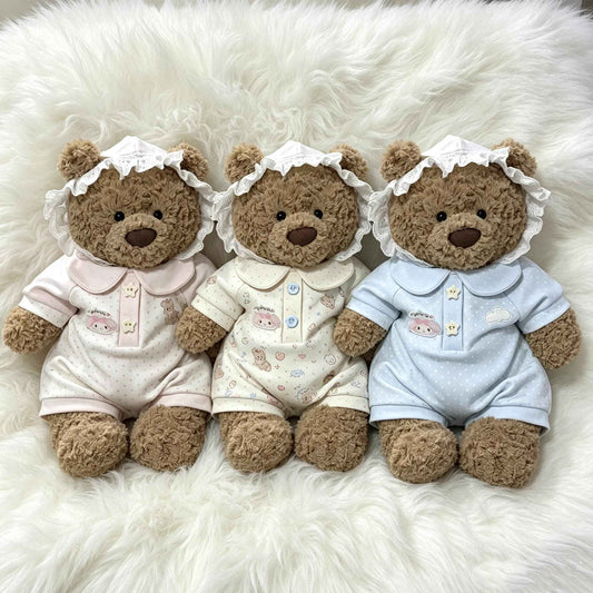 Pajama Set for Jellycat Bartholomew Bear, Sleepwear Outfit