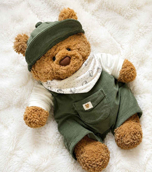 Handmade Bartholomew Bear Dungaree Set