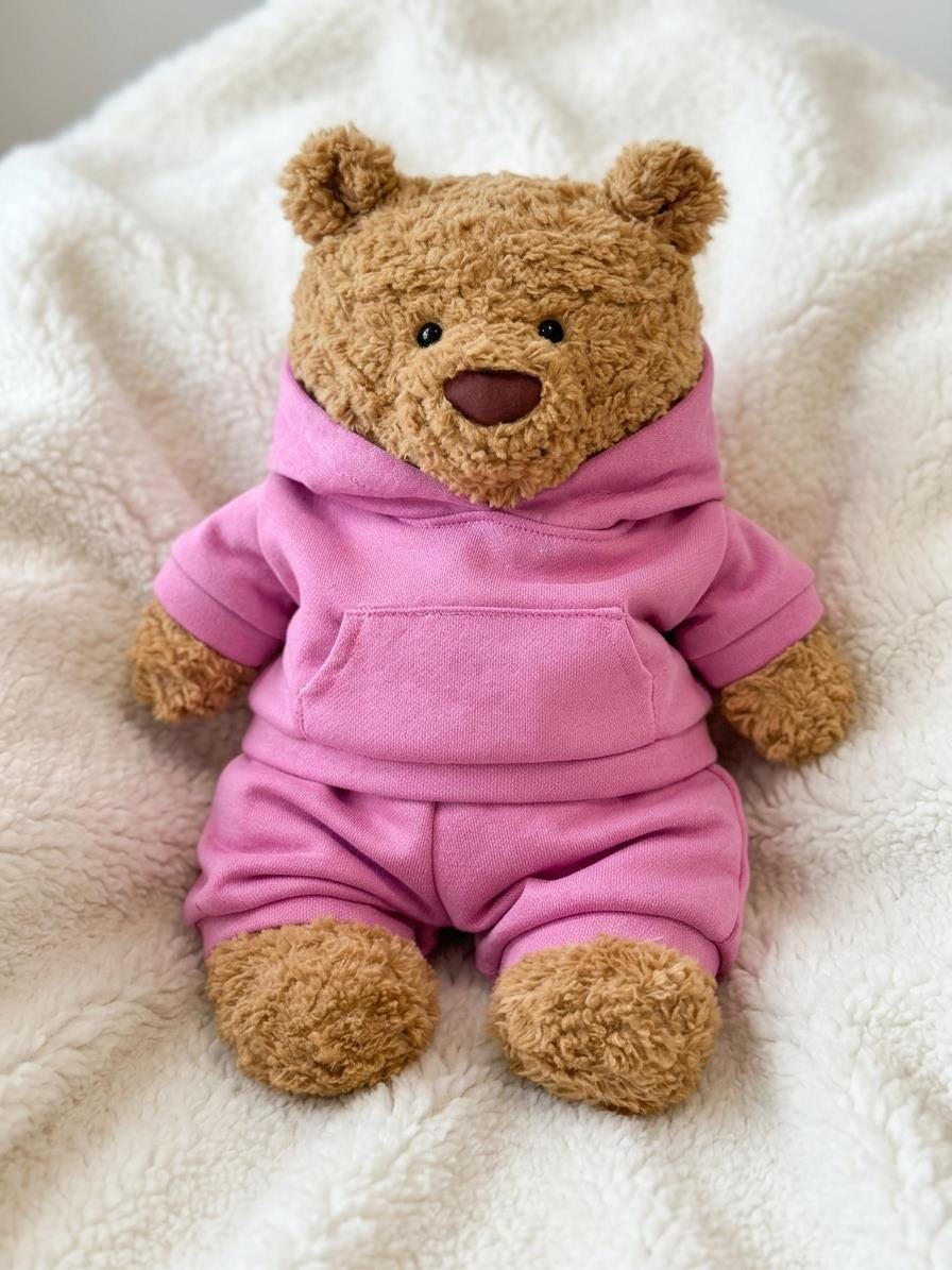 Handmade Bartholomew Bear  Hoodie & Shorts Set