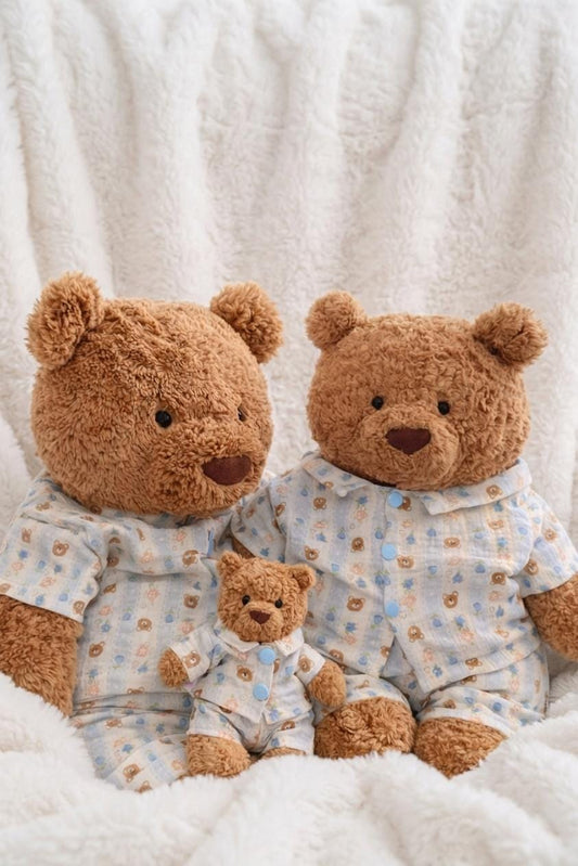 Blue Striped Sleepwear for Jellycat Bartholomew Bear