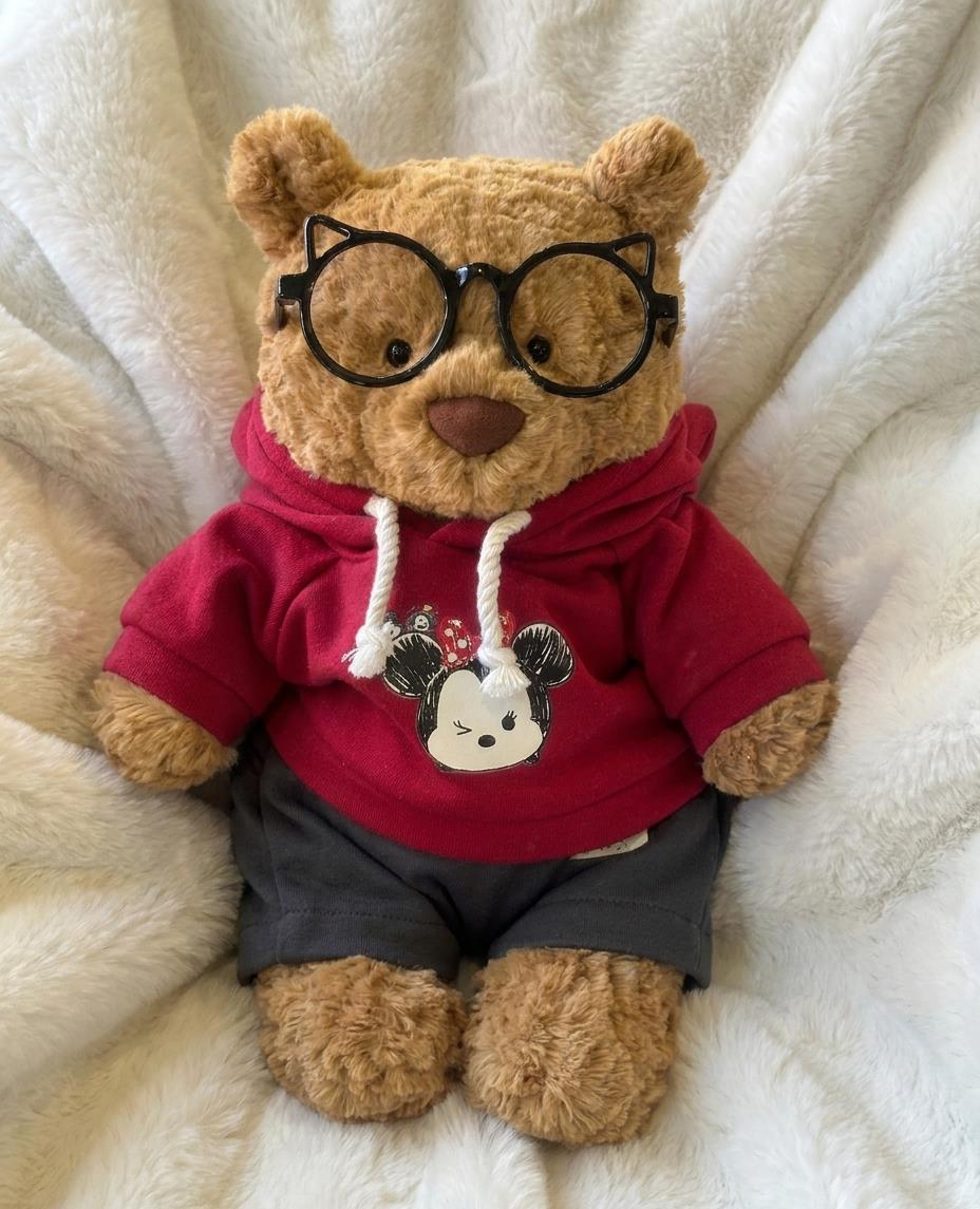 Handmade Bartholomew Bear  Hoodie & Shorts Set
