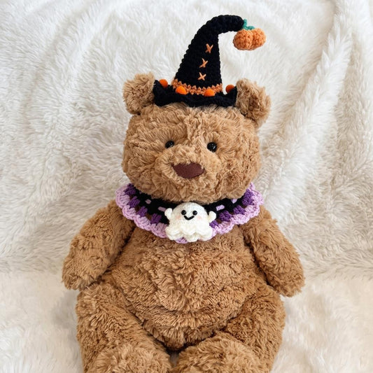 Crochet Halloween Costume for Jellycat Bartholomew Bear & Barnabus Pig